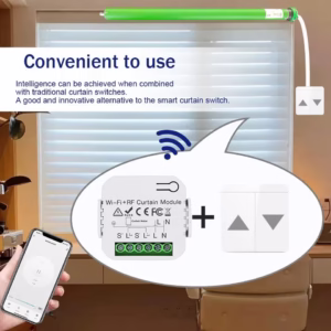 Module de volet roulant intelligent/ Port Garage WiFi avec télécommande16A