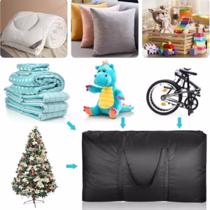 Grand sac de rangement noir