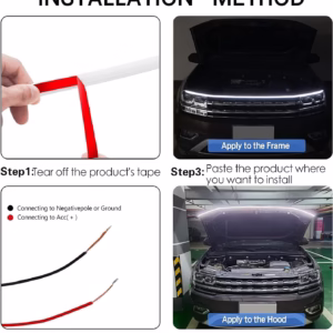 GlowLine™ – Bande LED Avant pour Capot de Voiture