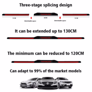 RearLine™ – Feu Arrière LED Carbone à 3 Segments