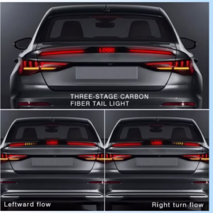 RearLine™ – Feu Arrière LED Carbone à 3 Segments