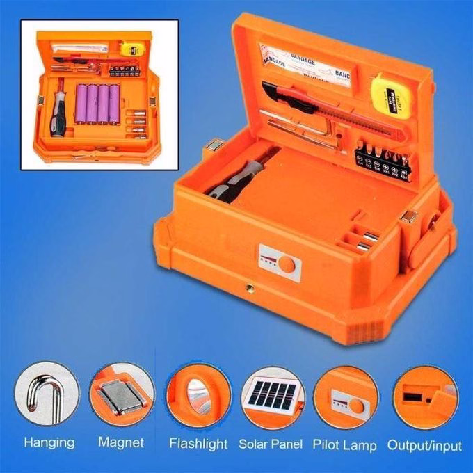 Projecteur LED multifonction + boîte à outils