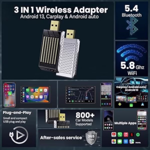 Récepteur Multimédia Automobile Android USB  4 Go/64 Go