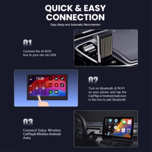 Récepteur Multimédia Automobile Android USB  4 Go/64 Go