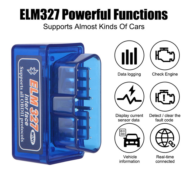 ELM327 OBD2 Bluetooth V2.1 – Scanner Auto, Outil Diagnostic et Lecteur de Codes